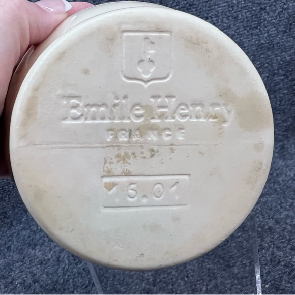 Vintage Emile Henry Red & Cream “Cerise” Ceramic 1L Pitcher Made In France - Picture 3 of 6